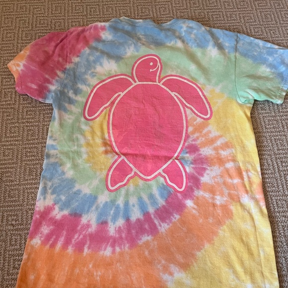 Simply Southern Adult S Tshirt tie dye turtle ๐ข ๐ - Picture 2 of 4